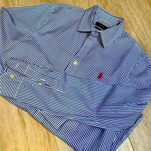 Polo Ralph Lauren Custom Fit button down blouse.